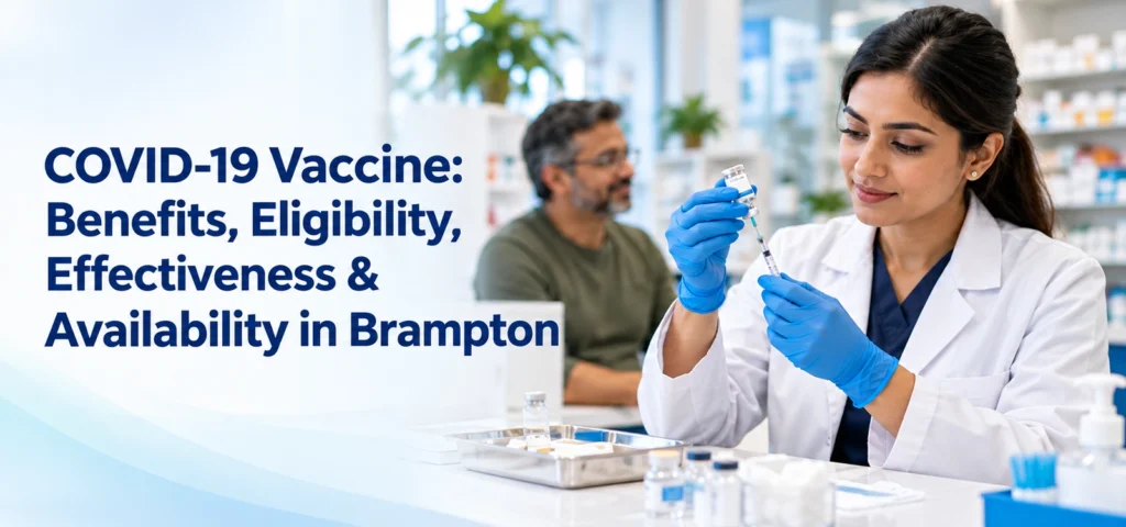 COVID-19 Vaccine: Benefits, Eligibility, Effectiveness & Availability in Brampton